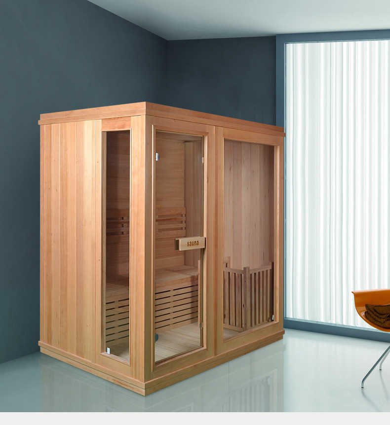 a sauna room