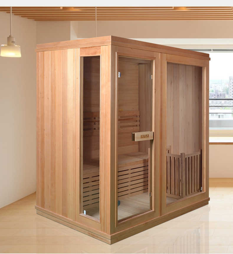 a sauna room